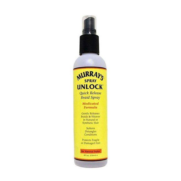 Murrays Unlock Spray Quick Release Braid Spray 8 Oz