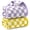 Purple+Yellow, variant on Checkered Bath Towels for Bathroom Decor, 100% Cotton, 2 Pack Shower Towels 55" x 27.5", Super Soft and Quick Dry, Colorful for Swim Pool Beach