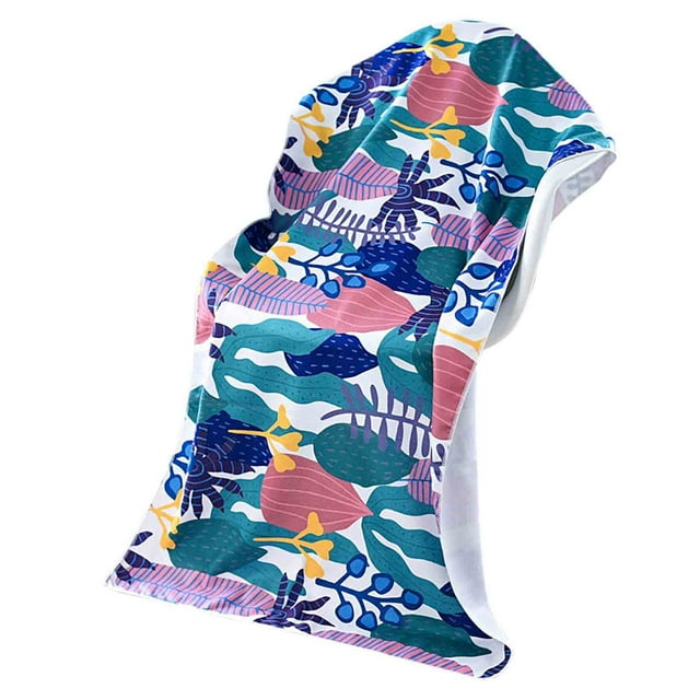 TIMIFIS Beach Towel Microfiber Beach Towel Super Lightweight Colorful Bath Towel Sandproof Beach Blanket Multi-Purpose Towel for Travel Swimming Pool 28x60 Inch