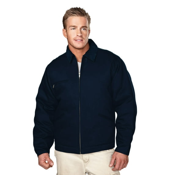 Tri-Mountain Pathfinder 4800 Cotton canvas work jacket, 2X-Large, Navy/Navy/Black