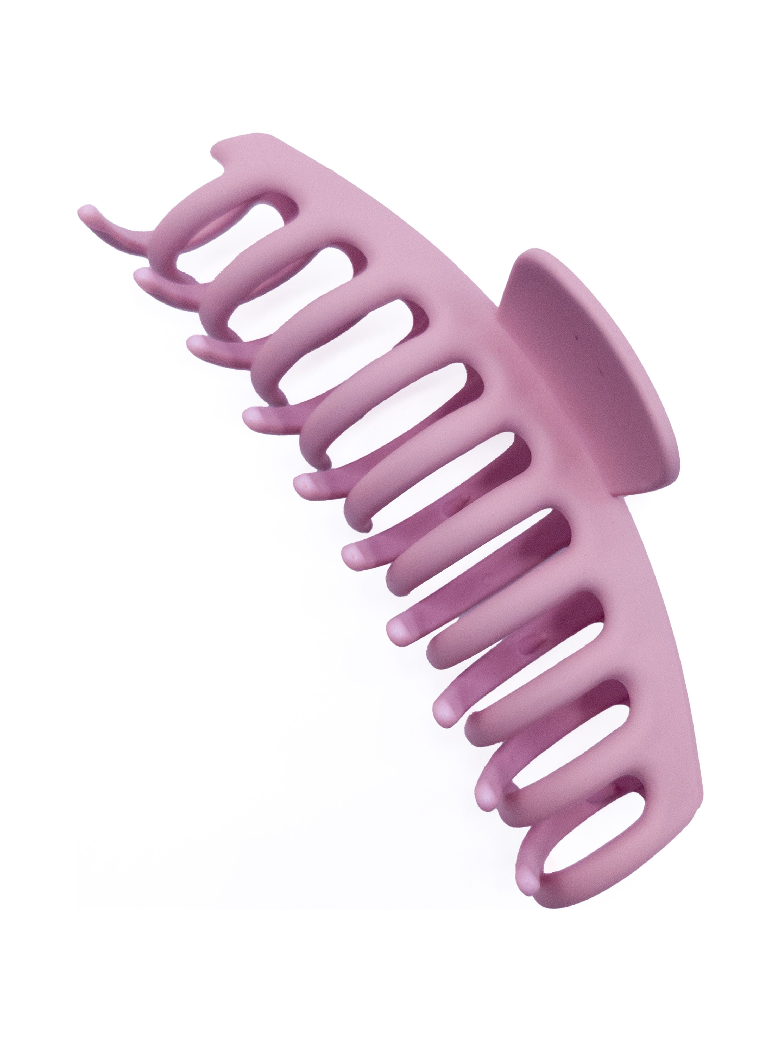 Time and Tru Women's Hair Claw Clip 2-Pack, Pink