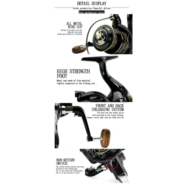 Anyfish Rappy Spinning Fishing Reels 2000/3000/4000/5000/6000 10+