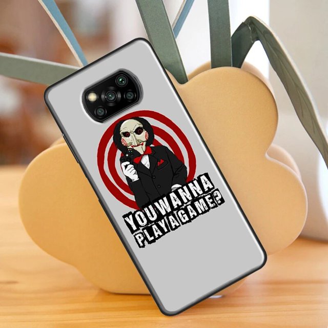 Saw Jigsaw Puppet For Xiaomi Mi 10T 11T Pro Mi 11 Lite Case For POCO M3 Pro M4 F3 X3 GT X3 Pro Phone Shell For POCO F1 NNN1179