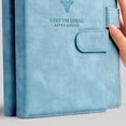 thumbnail image 2 of heuso A4 large notebook, extra-thick large 400-page diary, soft leather work meeting notebook, 2 of 7