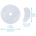 thumbnail image 4 of 50 Pieces Compatible Cloth Dryer Exhaust Filter Set Replacement for Panda//Sonya/, 4 of 5