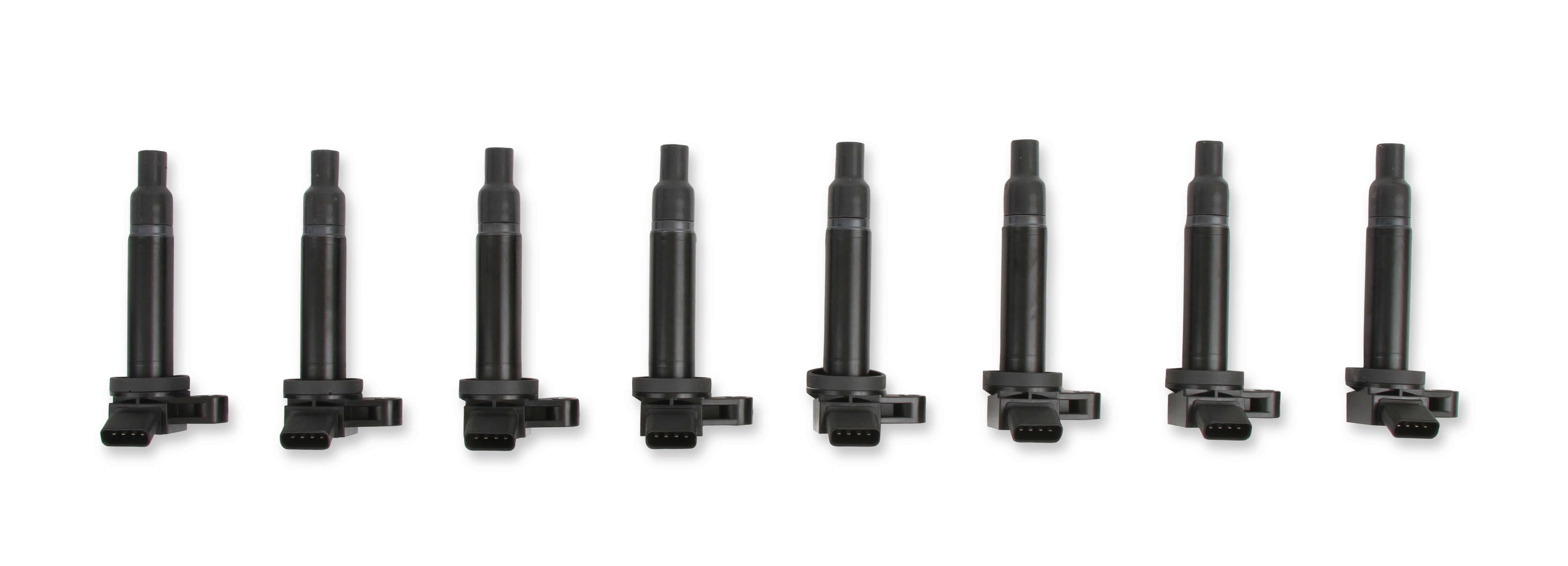 ACCEL 140083K-8 Accel Ignition Coils - 1998-2010 Toyota, 4.7L/Lexus 4.3L, V8 Engines, 8-Pack, Black