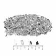 thumbnail image 2 of VEVOR Fire Glass, 10 LBS / 4.5 KG High-Temperature Resistant Fireplace Rocks, 1/2-Inch / 12.7 mm Reflective & Smokeless Firepit Glass Rock, High Luster Stone Landscaping for Fire Pit Table, Clear, 2 of 9