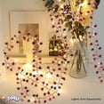 thumbnail image 7 of PMU 150 Ft Red Star Garland – Shiny Tinsel Wire Garland for Christmas, Halloween, Wedding & Birthday Party Decor, Holiday Garlands Ornament for Festive Home Decoration (6pc-25Ft Each), 7 of 7