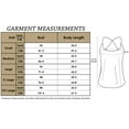 thumbnail image 5 of Summer Womens Vest Sequin Spaghetti Strap Crop Camisole Tank Top, Matte or Shiny 10 Color, 5 of 5