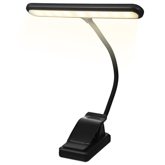 WHAMVOX Rechargeable Music Stand Light Desk Clip On Reading Light Piano Lamp Lightweight Book Light