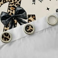 thumbnail image 4 of Feelyou Ribbon Blackout Curtains Set of 2 (52x84 Each), Monogrammed Z Window Curtains, 4 of 6