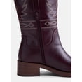thumbnail image 4 of No Boundaries Women's Bird Embroidered Block Heel Boots, 4 of 6
