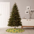 thumbnail image 6 of Lukts Roosters And Sunflowers Print Color Life Christmas Tree Skirt, Winter Holiday Tree Mat Decoration ,Can be Used as A Shawl-48", 6 of 6