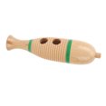 thumbnail image 4 of Fish Fish Shaped Guiro Wooden Latin Percussion Musical Instruments With Rhythm Stick L For Kindergarten, 4 of 8
