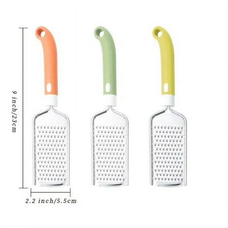 

3pcs Heavy Duty Lemon Grater Cheese Grater Vegetable Grater Kitchen Tool