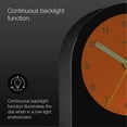 thumbnail image 6 of Braun BC22B: Black Analogue Alarm Clock with Snooze, Continuous Backlight, and Quiet Quartz Movement, 6 of 7