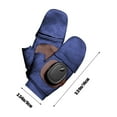 thumbnail image 3 of Heated Gloves For Women,Usb Electrics Gloves Electrics Warm Gloves Christmas Gloves Knitted Half Finger Flap Christmas Gloves, 3 of 6