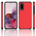 thumbnail image 3 of TopSave PC+TPU Matt Finish Back Soft Inner Case For Samsung S20 Ultra, Red, 3 of 3