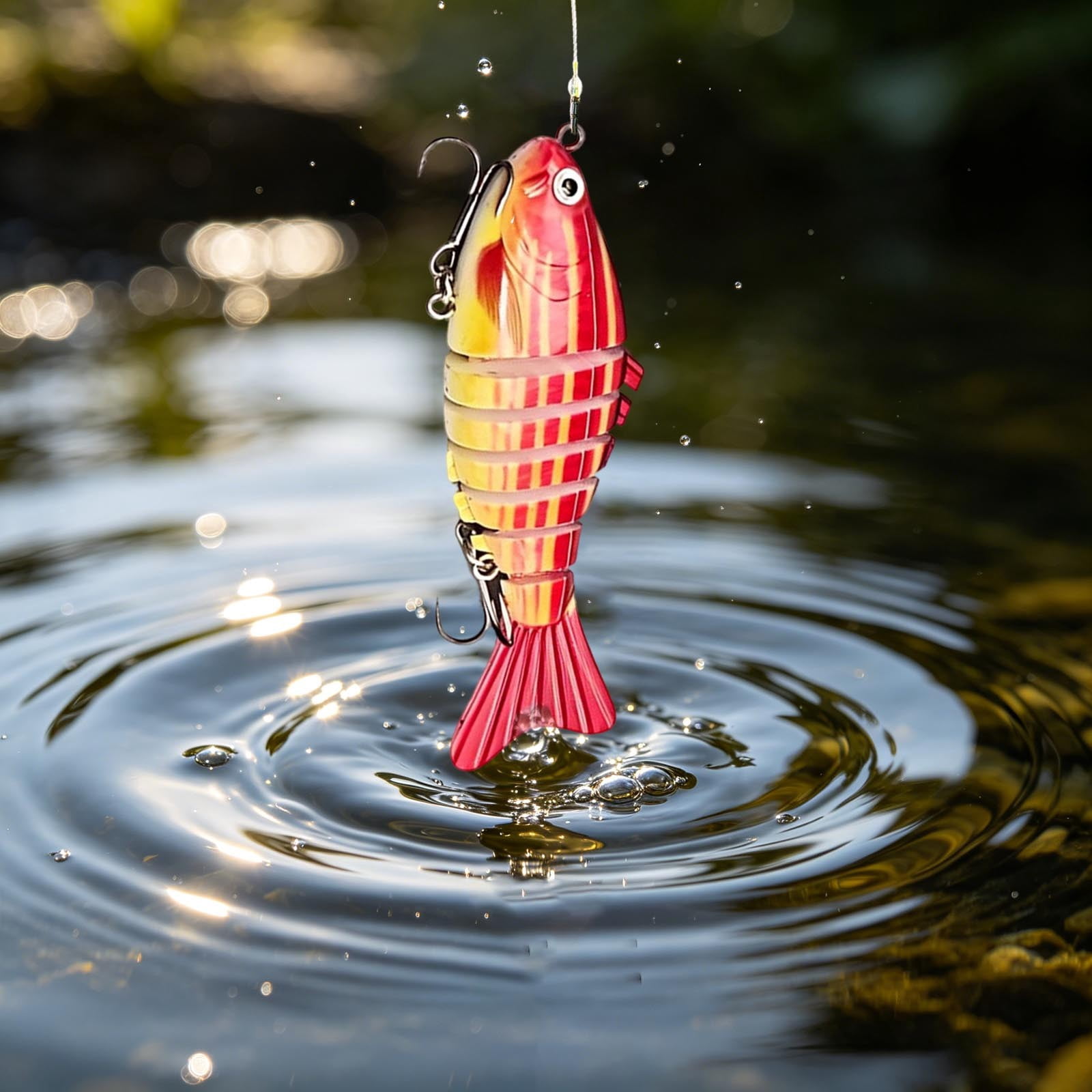 5-10PC Multi-Joint Sinking Glide Baits 3.9 Inch Fishing Lures for Bass Trout Barracuda Freshwater Saltwater Multi Jointed Wobbler Swimbait Artificial Lure