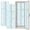 Color 3, variant on 2 Pcs School Locker Magnetic Wallpaper 12" x 36" Watercolor Pastel Wavy Vertical Stripe Abstract Reusable Removable Locker Accessories Back to School Supplies