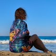 thumbnail image 3 of Wildflowers Butterfly Beach Towel, Microfiber Beach TowelsAbsorbent, Compact, Beach Blanket, Lightweight Towel for The Swimming, 3 of 7
