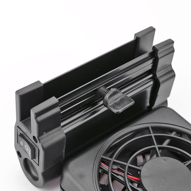 Mini ventilador de refrigeración para acuario tanque de peces enfriador silencioso ventilador para estanque marino (EU 2FAN) Sywqhk Libre de BPA