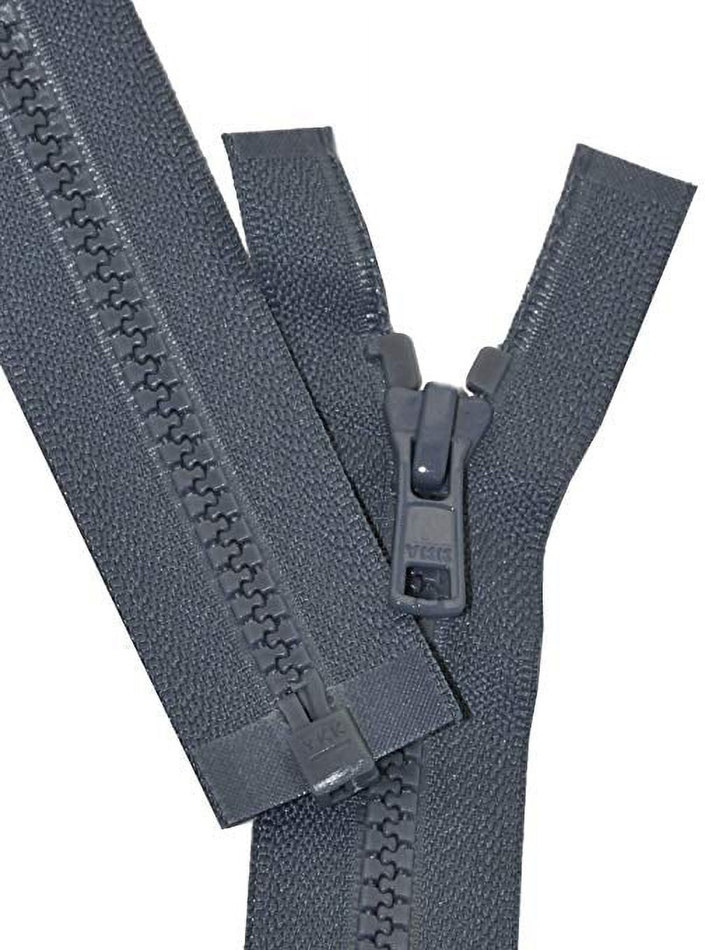Zipper, 108 Inch, YKK, White, #10, Seperating Zipper, Double