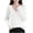 1White, variant on Nowekniz Women Embroidered V‑Neck Knit Pullover Sweater, Long Sleeve Soft Lightweight Loose‑Fit Casual Layering Top