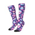 thumbnail image 3 of Cauagu mushroom rainbow color Skull Print Women's Men's Ankle Socks 1-pack Casual Athletic Socks for Unisex Adult Moisture-Wicking Socks for Daily Wear/Running/Sport, 3 of 8