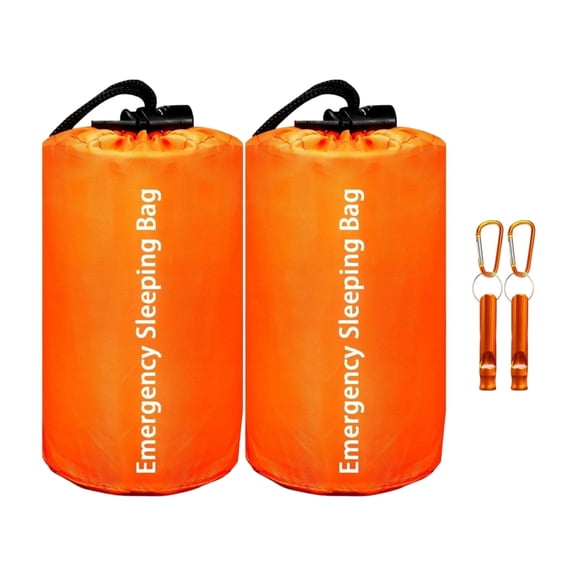 Emergency Thermals Sleep Bag Waterproofed Light weight Survival Gears For Camping Hiking Outdoor