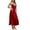Red, variant on Lingerie For Women Nightwear Underwear Satin Hem Sling Long Nightgowns For Women
