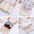 thumbnail image 4 of Packing Cubes for Travel & Suitcases Foldable Suitcase Organizer Lightweight Luggage Storage Bag 7 Pack - Beige, 4 of 6