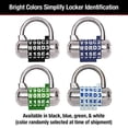 thumbnail image 4 of Locker Lock Master Lock 1534D Configura tu propia combinación de palabras, 4 of 7