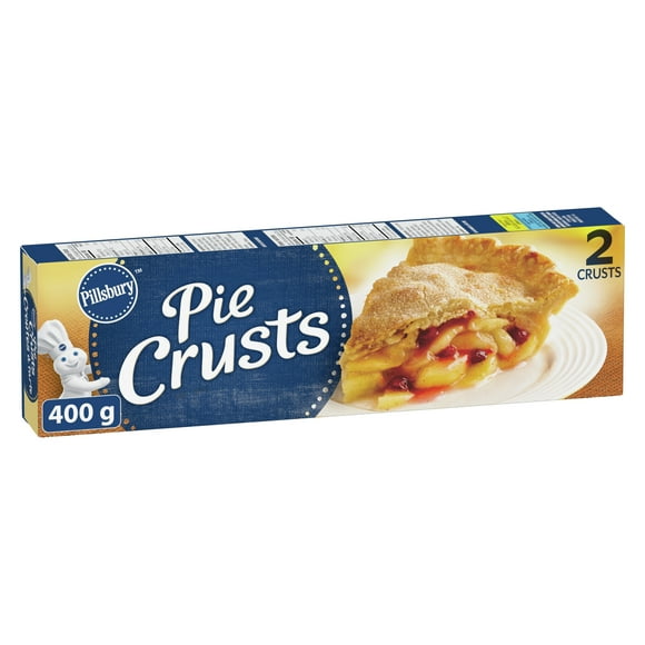 Pillsbury Croûtes à tarte, Pâte Préparée Réfrigérée, 400 g 2 croûtes pour tarte, 400 g