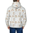 thumbnail image 5 of Zip Up Hoodies for Men - Cute Corgi Dog Funny White Long Sleeve Comfrt Men'S Fashion Hoodies & Sweatshirts, Jackets for Men Hoodies Pullover Clothing Clothes with Pouch, 5 of 5