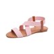 thumbnail image 2 of Sandalias de mujer de verano Calzado casual Sandalias casuales de mujer de color sólido Wmkox8yii nm5119, 2 of 3