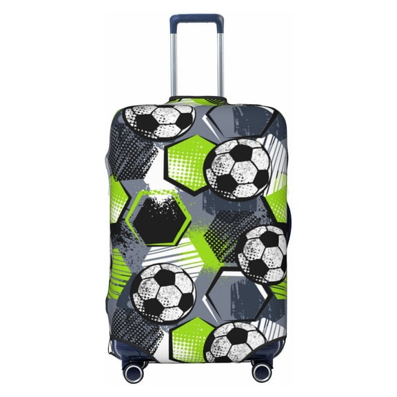 Travel Luggage Cover Protector - Football A Anti-Scratch Suitcase Covers Fits 18-32 Inch Luggage