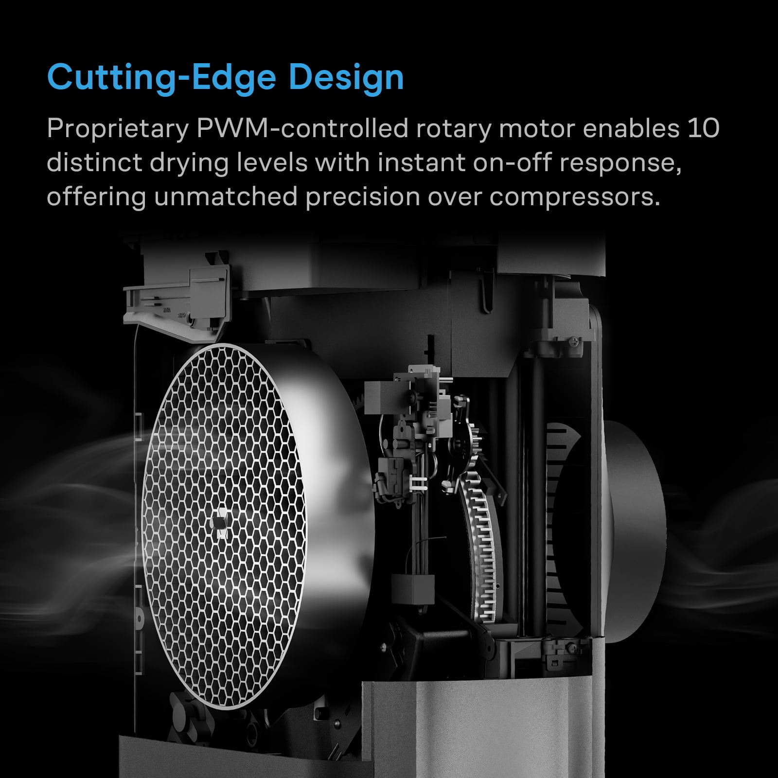 AC Infinity HYDRONE 5, Precision Plant Dehumidifier, 10 Distinct Drying Levels, PWM Rotary Motor, Effective in Extreme Hot/Cold Environments, Dual Duct Ports, up to 2-3 Plants in Grow Tents
