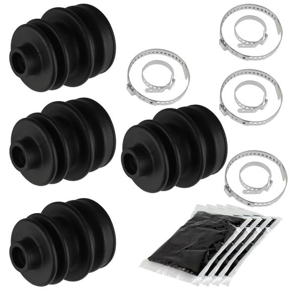2 Front Axle Inner Outer CV Boot Kit for Arctic Cat 250 300 400 454 500 4X4