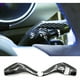thumbnail image 2 of Cubierta decorativa de la palanca del limpiaparabrisas del automóvil Embellecedor adhesivo para interruptor de señal de giro Ranger Everest 2015+, negro, 2 of 5