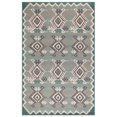 thumbnail image 1 of Trans-Ocean Imports RVI80764503 7 ft. 10 in. x 9 ft. 10 in. Liora Manne Riviera Kilim Indoor & Outdoor Rug - Cool, 1 of 1