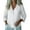 White, variant on Breezora Women's Linen Blend Relaxed Fit Long Sleeve Tops with Stylish Print V Neck Casual Blouse for Everyday Wear L Size Green