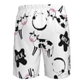 thumbnail image 6 of Kll Cute Cow And Milk Stains Men'S Casual Summer Beach Shorts Hawaiian Shorts With Pockets-X-Large, 6 of 9