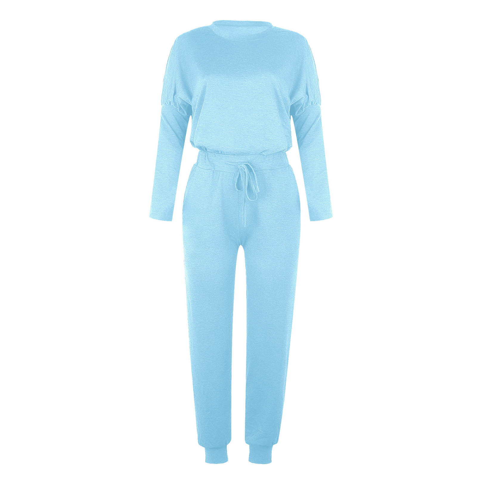 Bomotoo Women Jogger Set Jacket And Shorts Two Piece Outfit Long Sleeve  Sweatsuits Regular Tracksuit Sets Fitness Sky Blue XL 