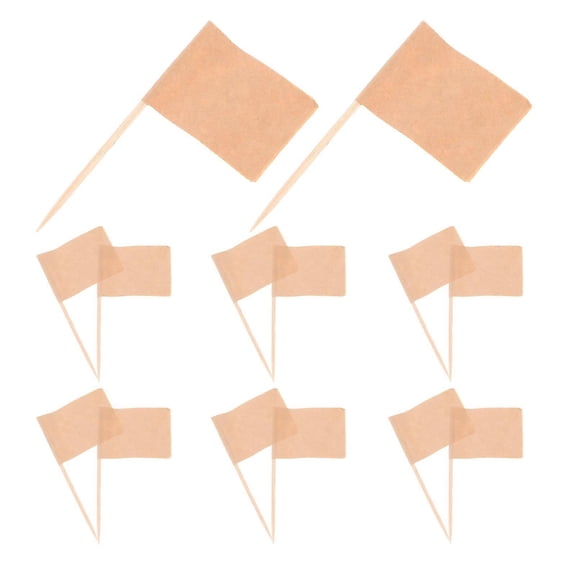 Creative Cake Decoration 100Pcs Cupcake Toothpick Flags Designed For Party Supplies Theme And Fall Gatherings