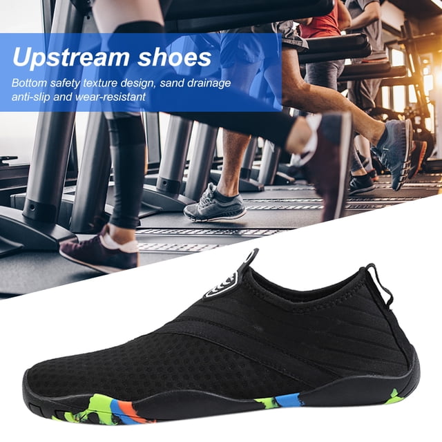 Zapatos de vadeo transpirables deportes playa Zapatos para adultos mujeres hombres (negro 44) Wdftyju Tenis De Mujer Tenis De Hombre