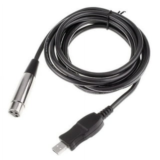  NewBEP USB XLR Microphone Cable,10Ft USB Male to XLR Female Mic  Link Converter Cable Studio Audio Cable Connector Cords Adapter for  Microphones or Recording Karaoke Sing : Musical Instruments