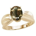 thumbnail image 2 of Tommaso Design� Oval 9x7mm Genuine Smoky Quartz Ring, 2 of 9