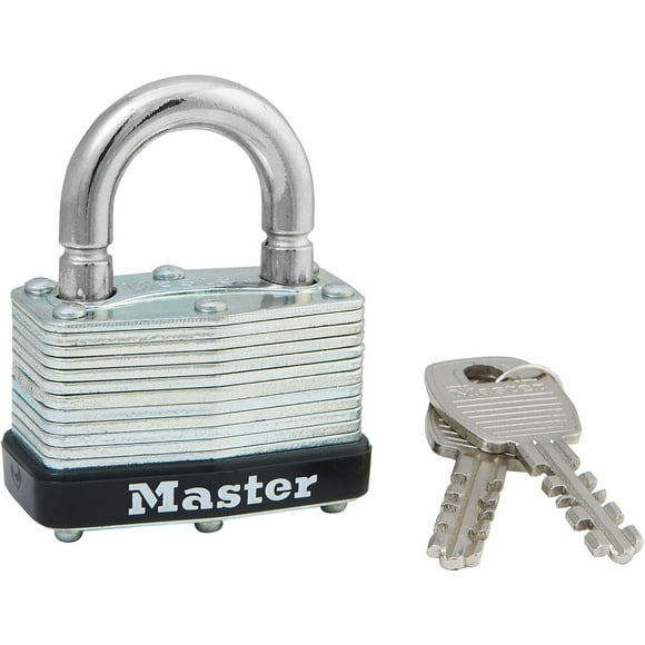 Economy Warded Padlocks, Keyed Alike, Laminated Steel, 1-3/4" Width Each