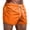 Orange, variant on FUZHIQ Men's Gym Shorts 9 Inch Inseam Solid Color Drawstring Elastic Waist Basketball Shorts Breathable Summer Beach Shorts Pull-On Knit Shorts with Pockets Daily Wear,XXXL